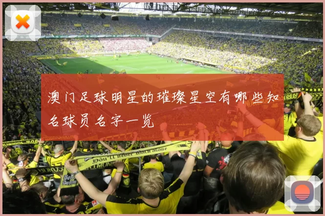 澳门足球明星的璀璨星空有哪些知名球员名字一览