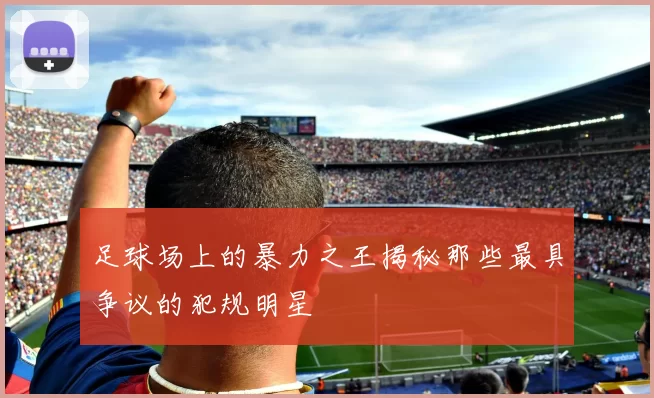 足球场上的暴力之王揭秘那些最具争议的犯规明星