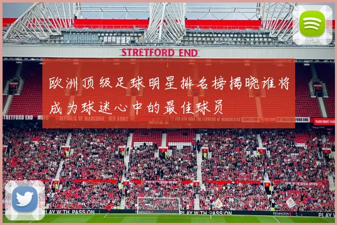 欧洲顶级足球明星排名榜揭晓谁将成为球迷心中的最佳球员